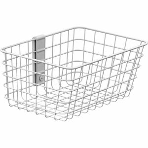 Storage Bins & Baskets | Sv Wire Basket, Small – Small – 5 Lb Weight Capacity – 14″ Length X 12″ Width X 5″ Height – White Office Supplies Storage Bins & Baskets