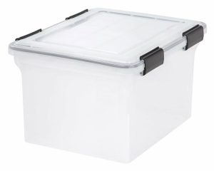 File Boxes | Weathertight Storage File Box, Letter/Legal Size, 10 9/10″ X 14 1/2″ X 17 7/8″, Clear File Boxes File Boxes