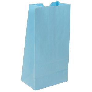 Lunch Bags | Small Kraft Lunch Bags, 8″H X 4-1/8″W X 2-1/4″, Baby Blue, Pack Of 500 Bags Bags & Luggage Lunch Bags